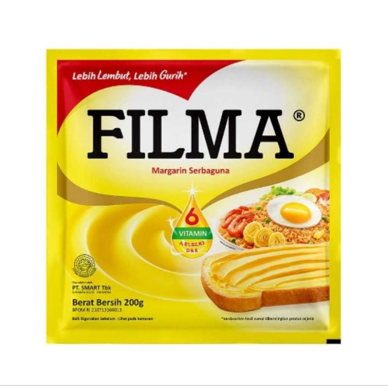 

FILMA MARGARIN KEMASAN SACHET 200GR