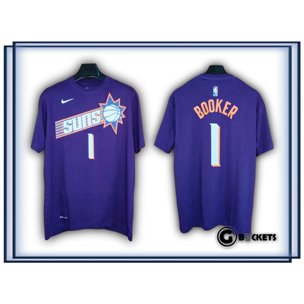 Kaos Devin Booker Phoenix Suns 2024 #1 Purple T-Shirt NBA