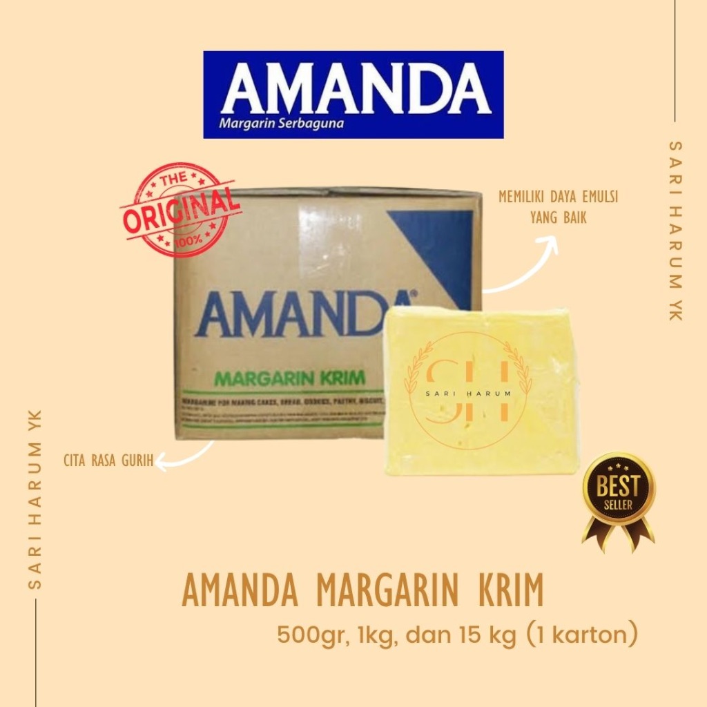 

Amanda Margarin Krim | 15 kg (1 karton) |