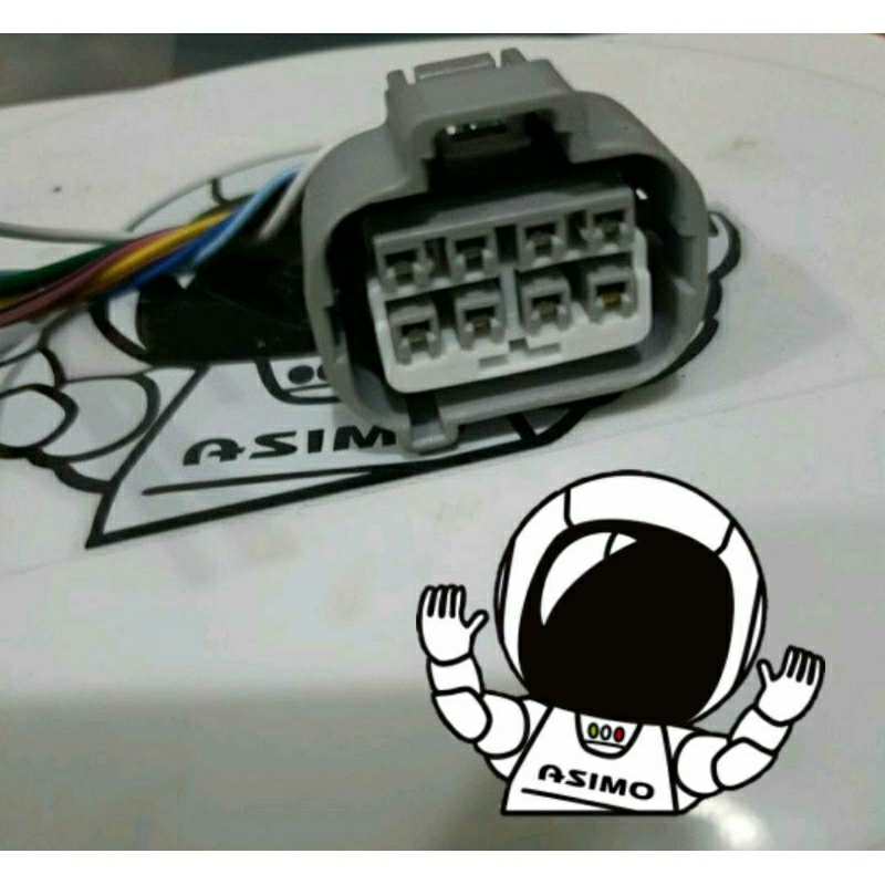 Soket Headlight pin 8 original toyota daihatsu all new Avanza Xenia Raize Rocky 2021 2022 2023 2024 