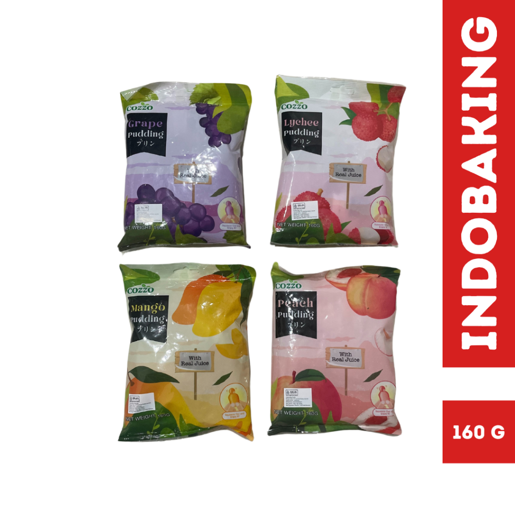 

Cozzo Pudding Aneka Buah Grape Lychee Mango Peach 160g