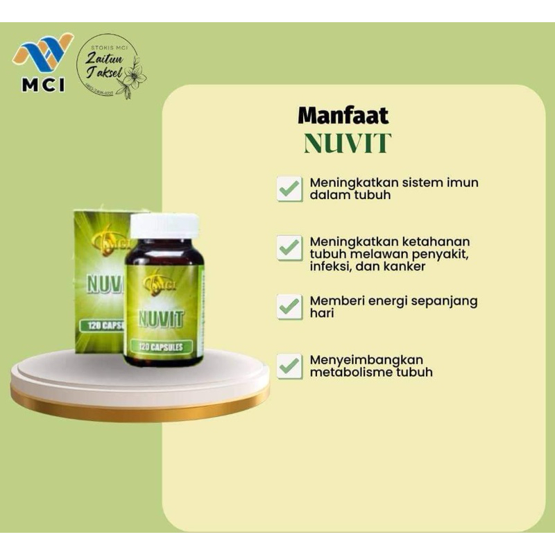 NUVIT ORIGINAL MCI 100% Exp Mei 2026