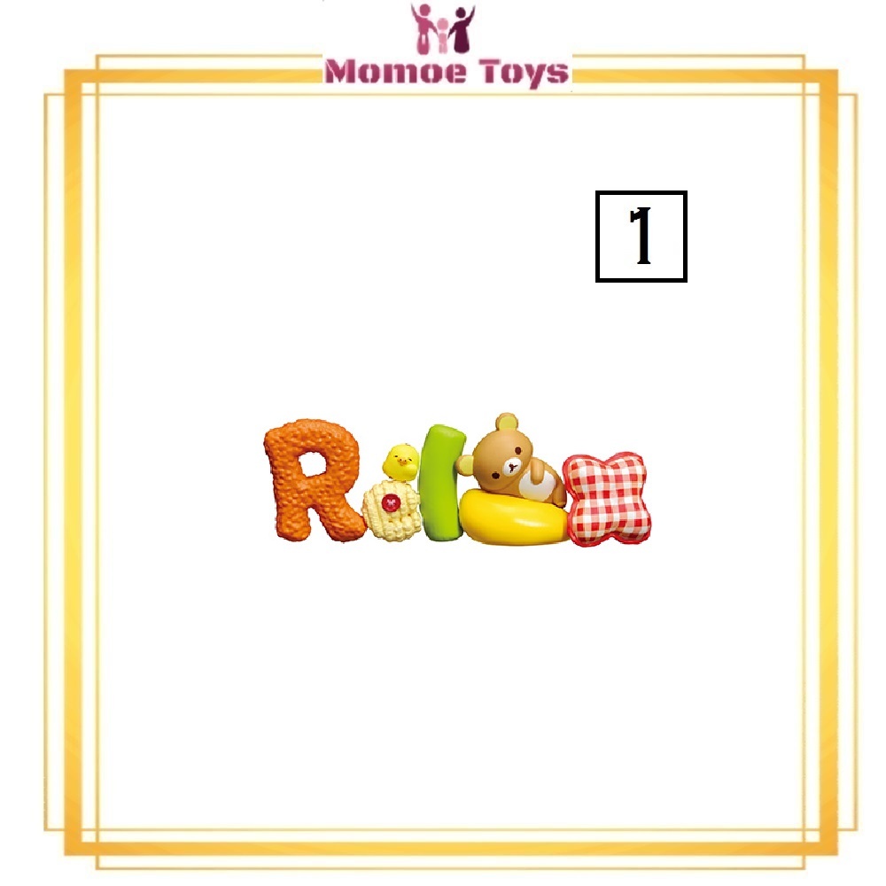 Re-ment Miniatures Rilakkuma Words ECER Original Japan