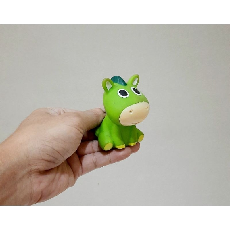 Figure Sapi Gemoy Size 6 cm/ Mainan Karet/ Sapi