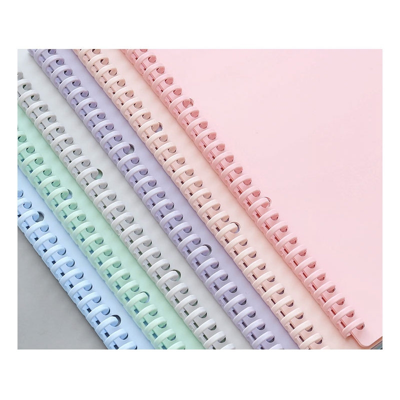 

DIY PLASTIC BINDER BINDING STRIP B5 RING BINDER PLASTIK WARNA WARNI AESTETHIC PASTEL MACARON GROSIR MURAH ECER LUSIN