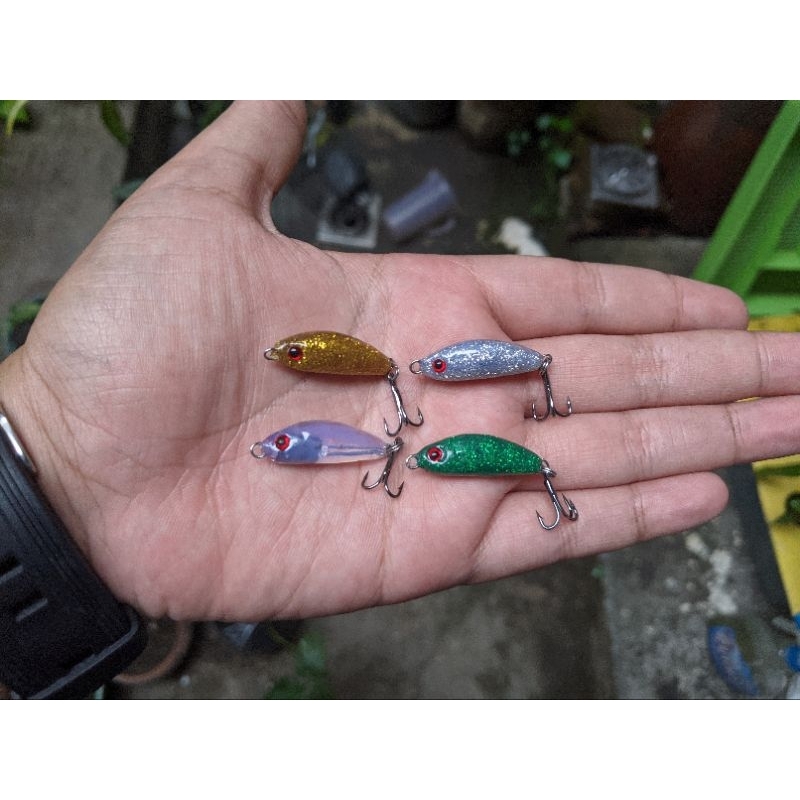 umpan/lure swimmerbait 2,5 cm. umpan casting, lure swimmerbait, lure casting