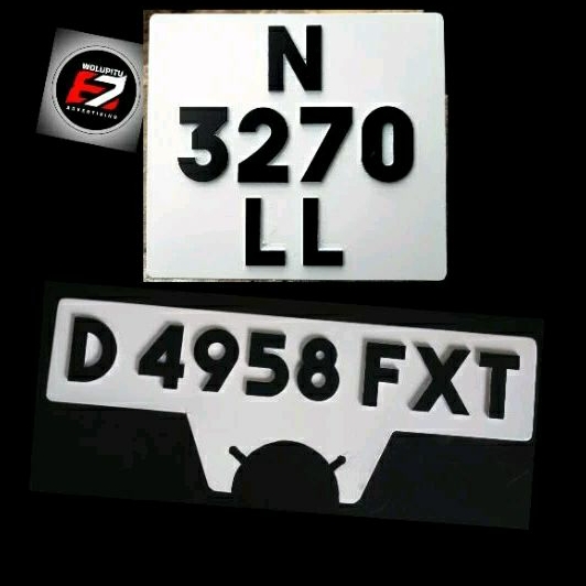 plat nomor vespa lawasan / jadul