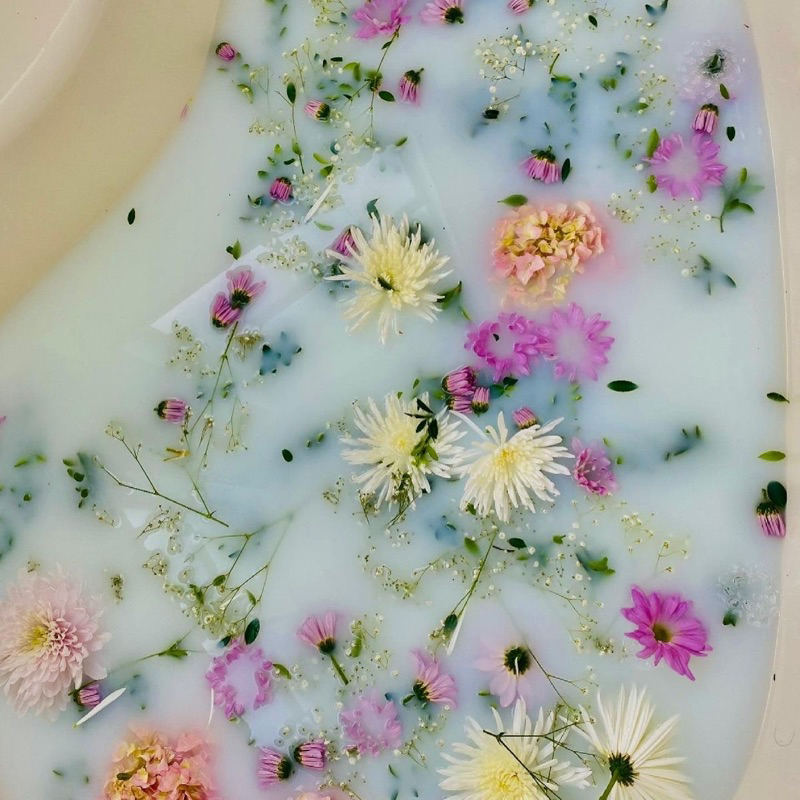 Milk bath bomb crumble Bubble Busa