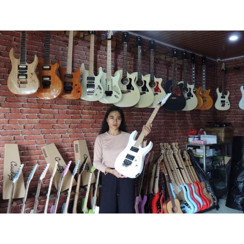 GITAR ELEKTRIK IBANEZ RG PUTIH UPDOWN