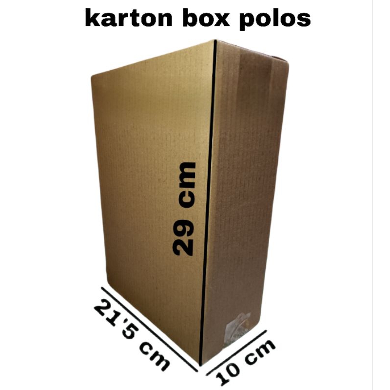 

kardus polos UK 21'5x10x29 kardus packing kardus besar