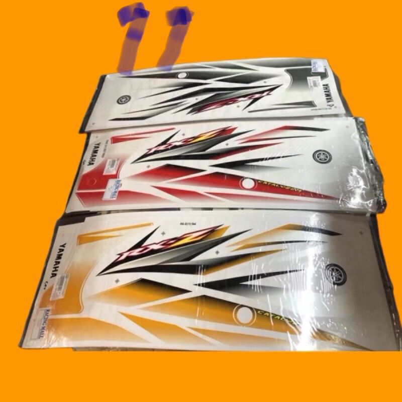 striping RXZ catalyzer - sticker body rxz catalyzer - stiker rxz rx z