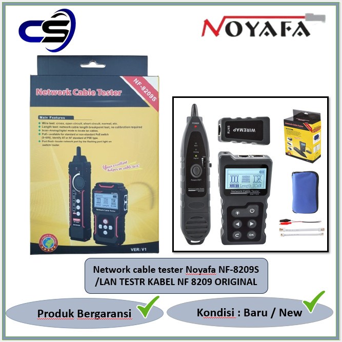 Network cable tester Noyafa NF-8209S /LAN TESTR KABEL NF 8209 ORIGINAL