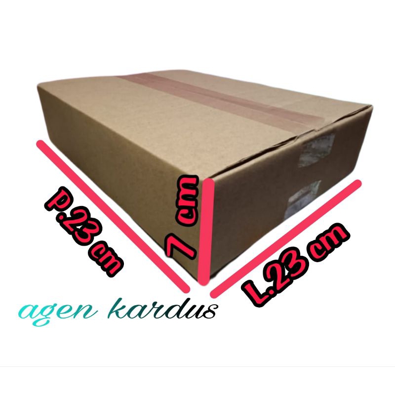 

kardus polos UK 23x23x7 kardus kecil kardus besar kardus packing