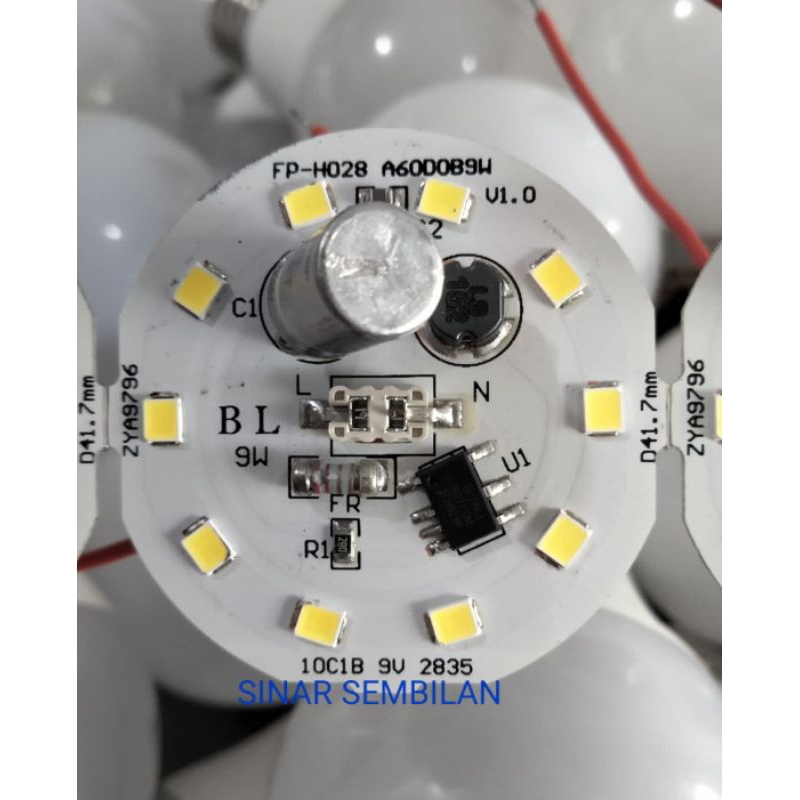 mata led ac 9watt 9v