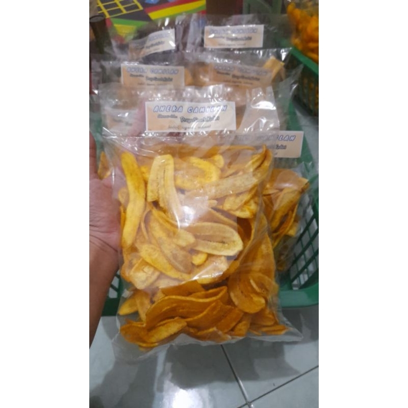 Kripik Pisang Kepok Manis @200gram