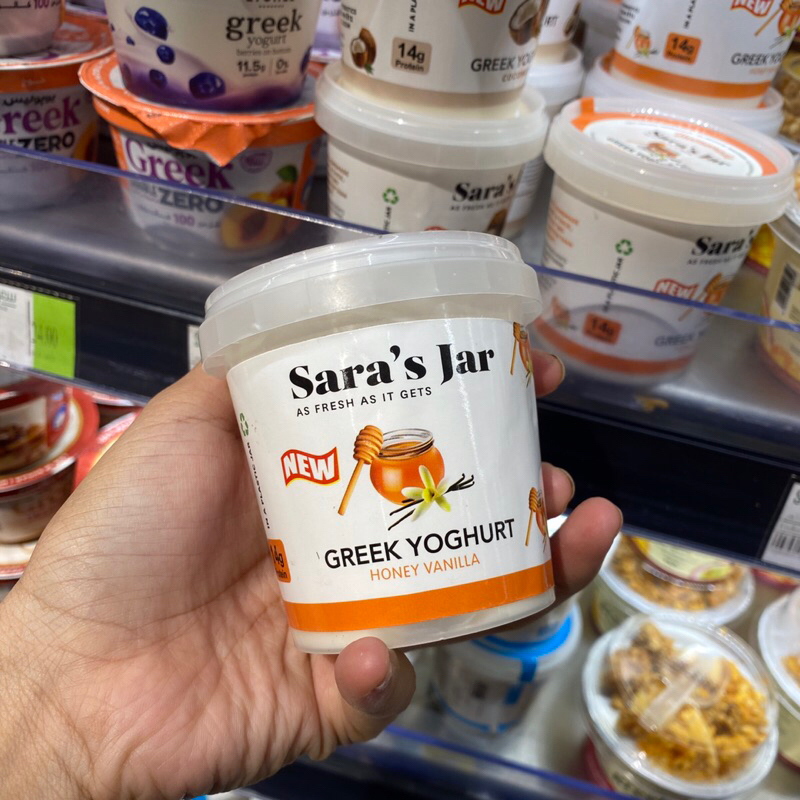 

sara's jar honey vanilla yoghurt