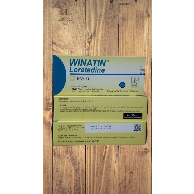 WINATIN TABLET PER BOX ISI 10 STRIP