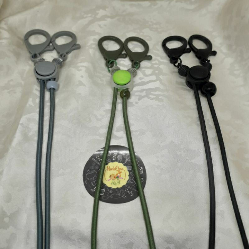 Strapmask/Connector Masker/Kaitan Masker Hijab Polos Tanpa Hiasan Kaitan Lobster Besar《nOnkQess CRaF