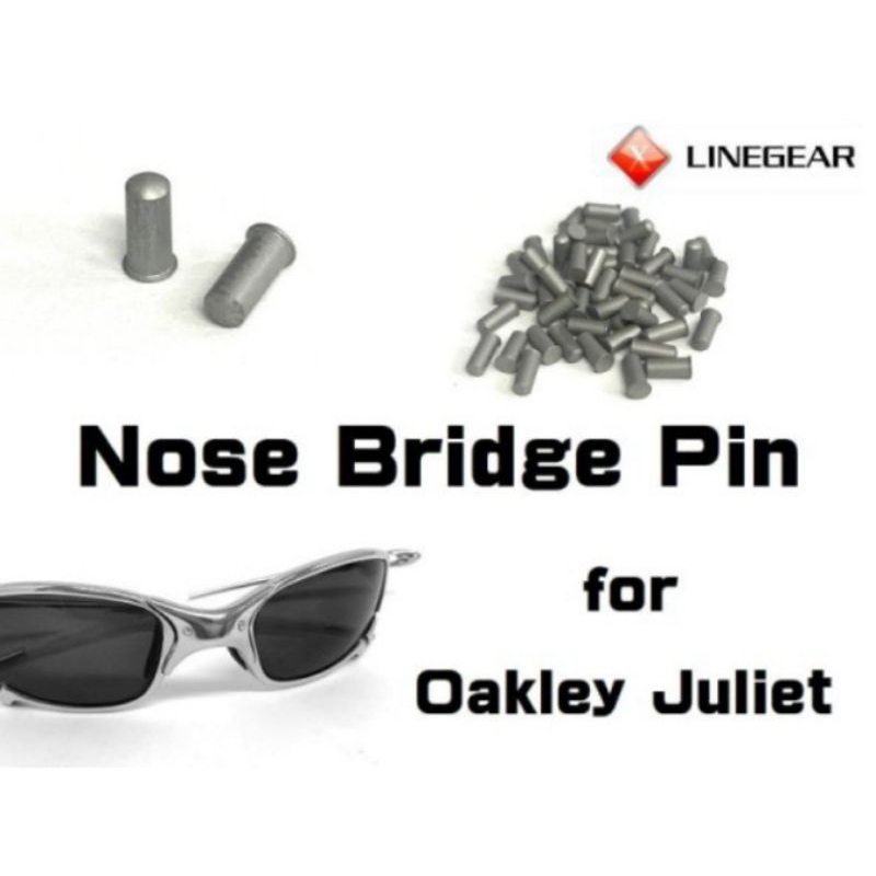 oakley juliet penny mars xxmetal nosebridge plasma pin linegear japan.