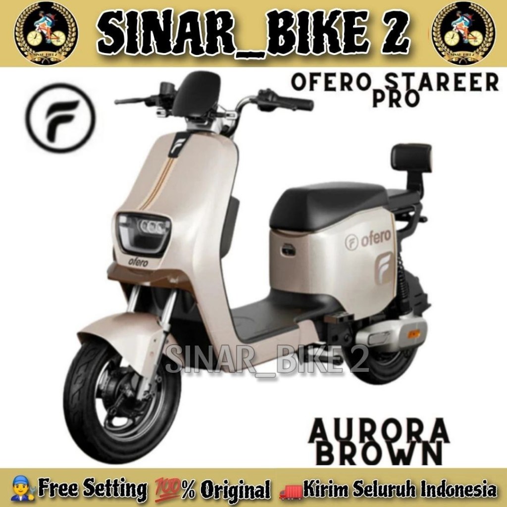 Motor Listrik OFERO STAREER MAX & OFERO STAREER PRO 600 Watt Electric E Bike