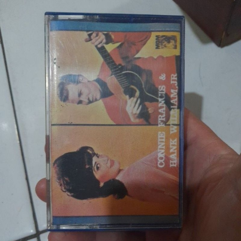 kaset pita connie francis & hank william. jr (1123)