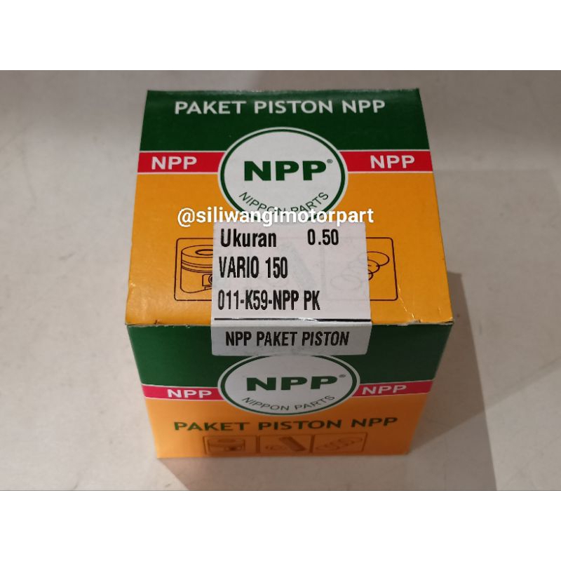 PISTON KIT RING SEHER NPP HONDA VARIO 150 OS 50