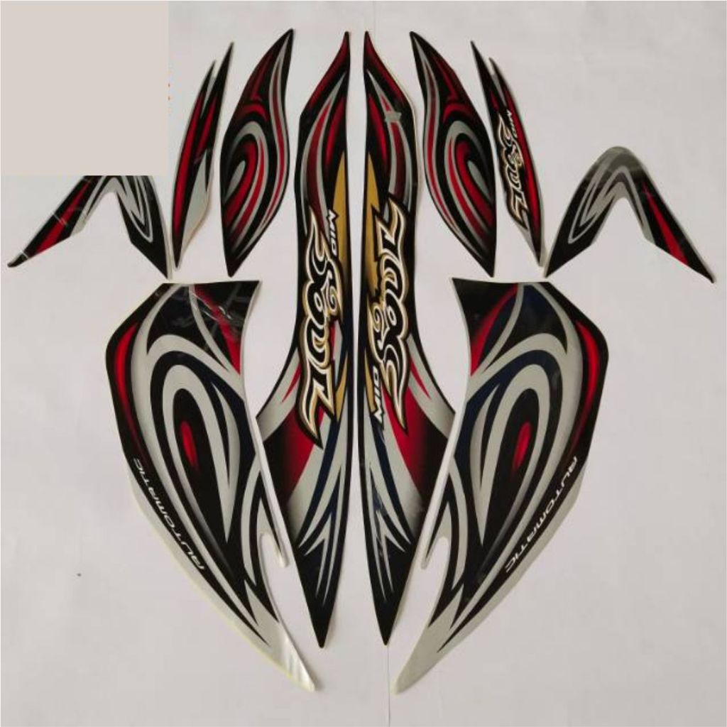 Stiker Striping Standar Yamaha Mio Soul 2008 Silver  Striping  Standar Termurah Dan Terlaris