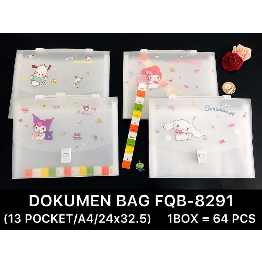 

dokumen bag map sekat 13 kuromi sanrio kode fqb 8291 tenteng tas seolah buku les