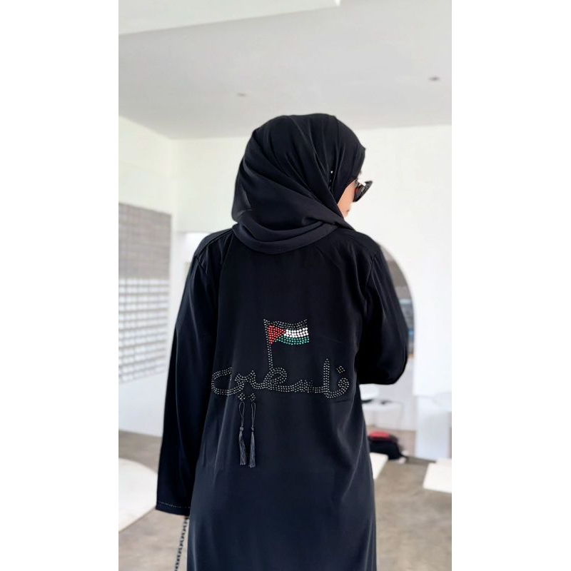 Abaya Palestine / Abaya Saudi / Gamis Hitam / Kaftan Saudi / Abaya Arab / Abaya Hitam / Abaya Murah 