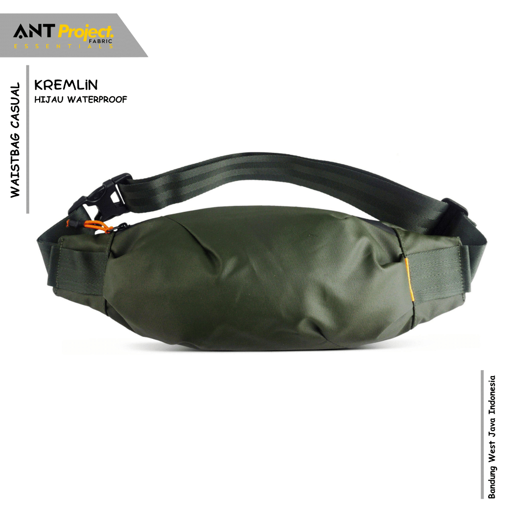 Waistbag Pria Trendy Desain Simple Shoulder Bag Elegan Terjamin Cool Style Best Seller Model Korea