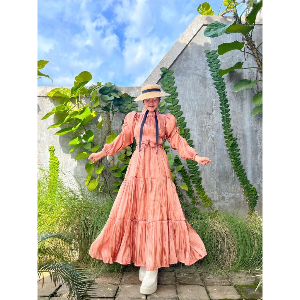 AURA DRESS BY MAEZULA NEW ARRIVAL BAHAN SHIMMER MEWAH ANGGUN ADEM