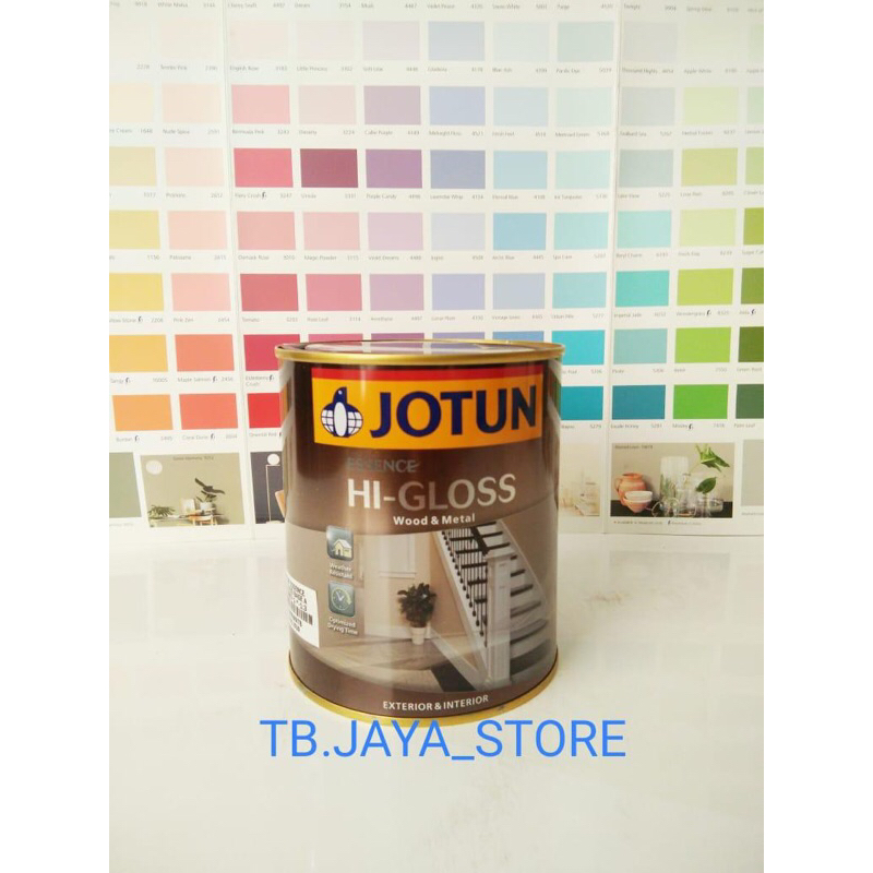 CAT JOTUN KAYU & BESI ESSENCE HI GLOSS 1KG BUFF BROWN 1676 / CAT MINYAK