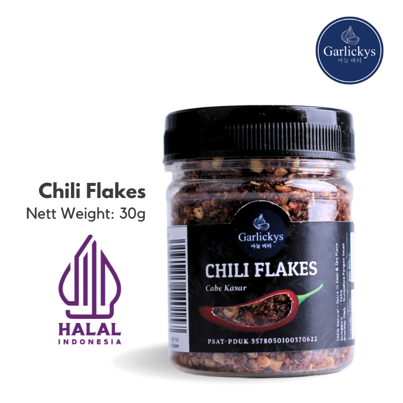 

GARLICKYS Bumbu Dapur Chili Flakes Chilli Flake Cabe Kasar Giling Remah Bubuk