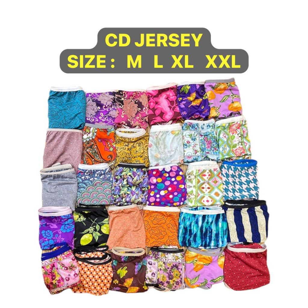 Celana Dalam Wanita Jersey Motif Murah Satuan cd jersey cd wanita underware wanita