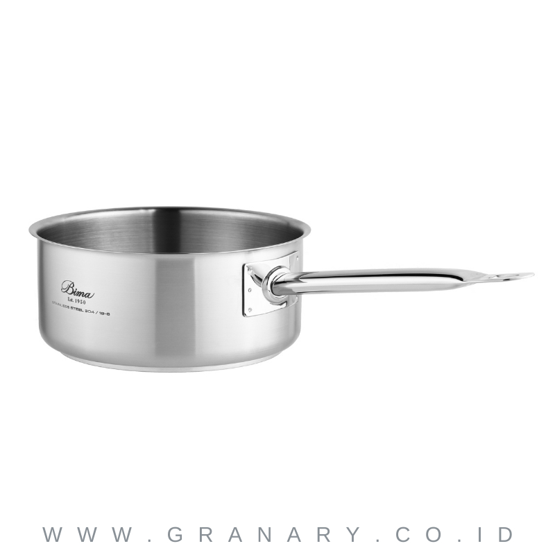 Bima Chefs SHALLOW Sauce Pan D 20 cm, H 9 cm, 2.8 L, SUS 304