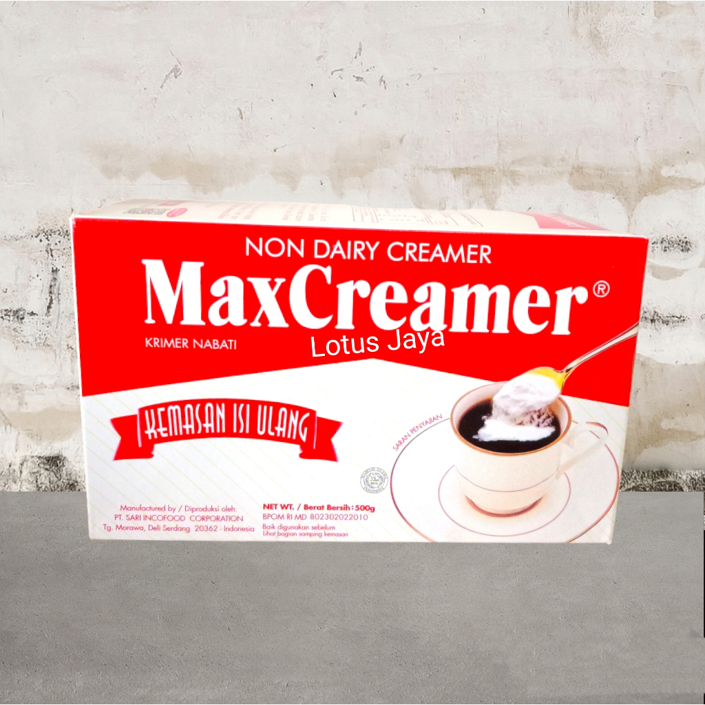 

Max Creamer Kemasan Refill 500gr