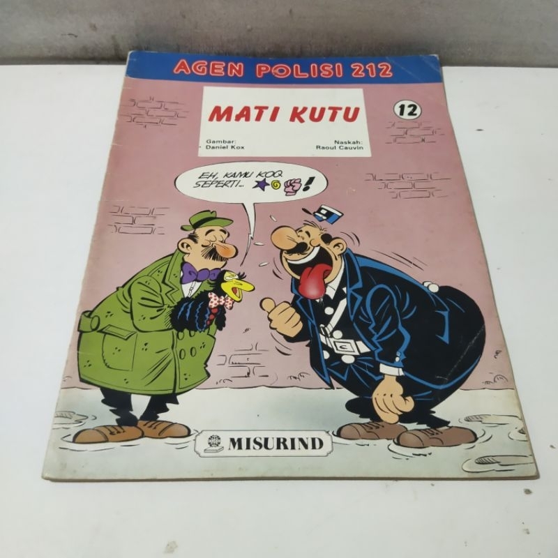 Buku Obral Super Murah - Komik Agen Polisi 212 Mati Kutu 12