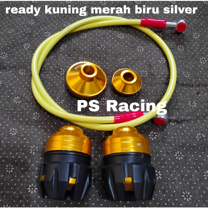PAKET 3IN1 SELANG REM DEPAN 90/95CM +JALU AS JUMBO + GIR BOX HONDA MOTOR MATIC BEBEK HONDA BEAT VARI
