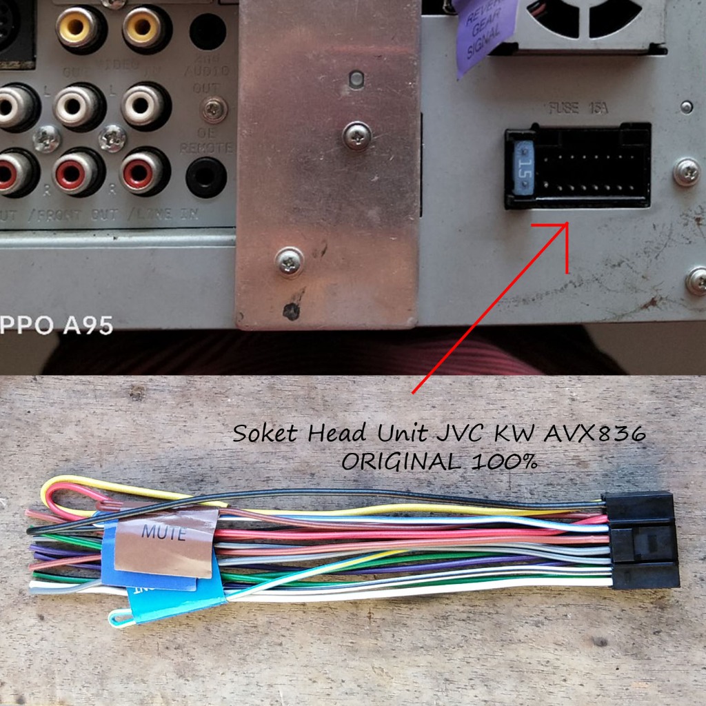 Kabel Soket Tape Mobil JVC KW AVX836/ JVC KWAVX836