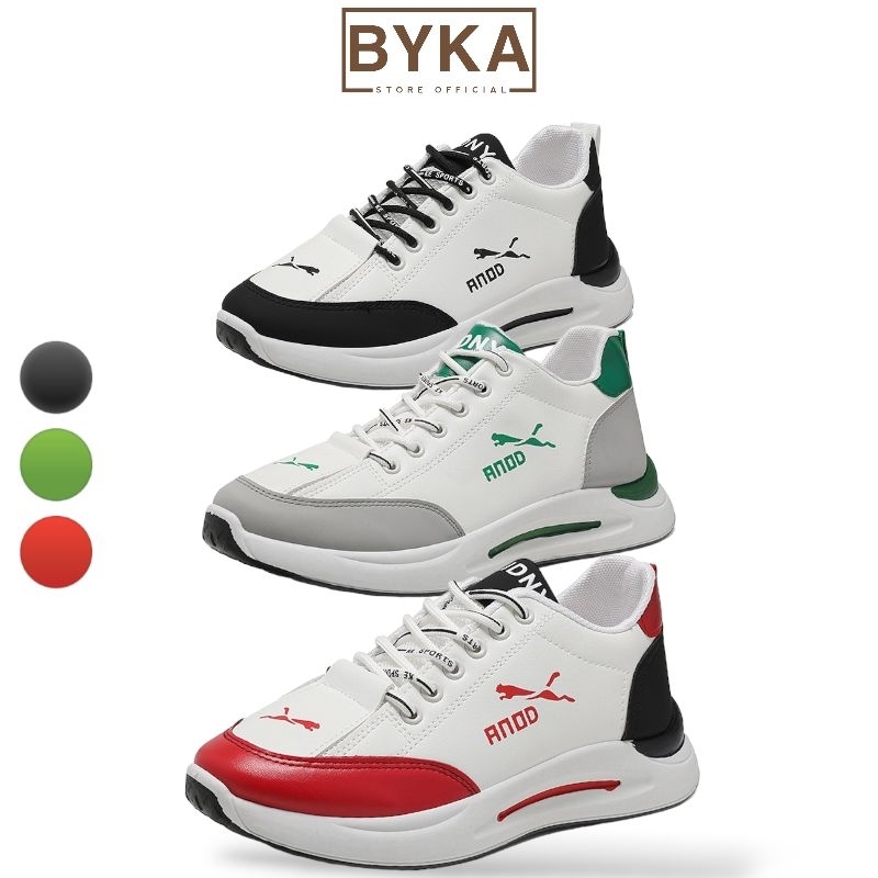 Sepatu Sneakers Pria Terbaru K23 Sepatu sneakers Pria import Sepatu trendy Style 2023 sepatu sport S