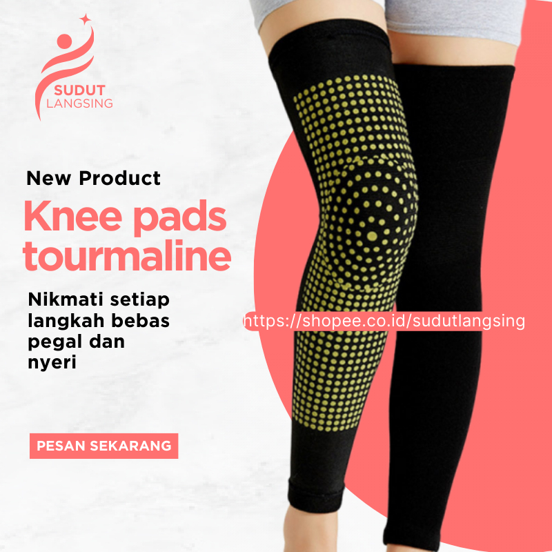 Dekker Terapi Lutut Pelindung Lutut Paha kaki Betis Decker KneePad Knee Support Magnet Terapi Pereda