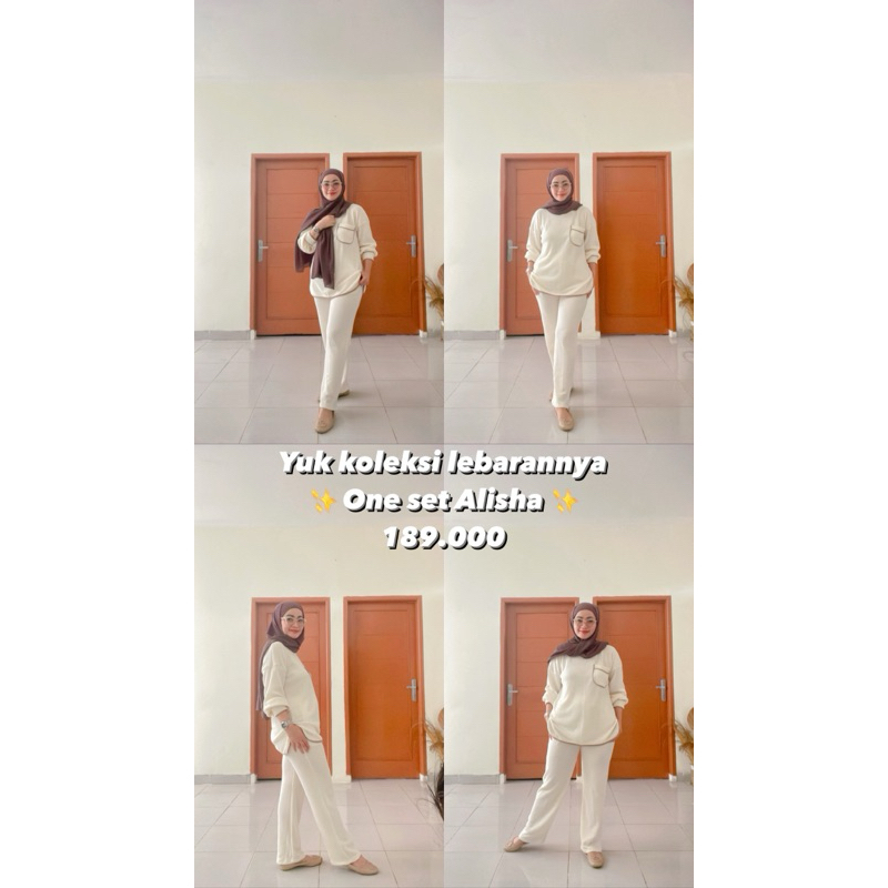 One Set Alisha Cream