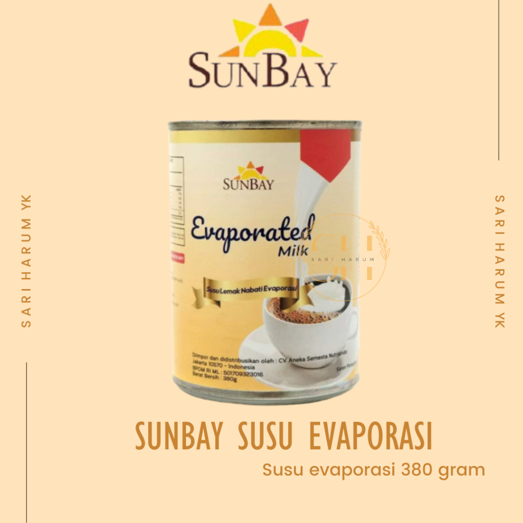 

Susu evaporasi | sunbay | Evaporated milk 380gr