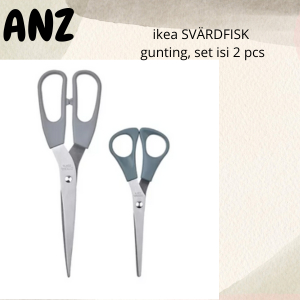 

(100% original) Gunting Isi 2 pcs dengan 2 warna dan ukuran yang berbeda #anz