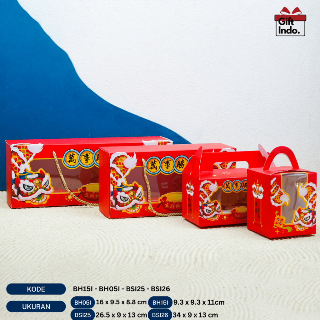 

Paperbox Cupcake Imlek CNY / Box Cupcake Ivory Lubang Chinese New Year / Dus Cupcake Imlek / Box Kue CNY/ Box Mini CNY | BH15I - BH05I - BSI25 - BSI26