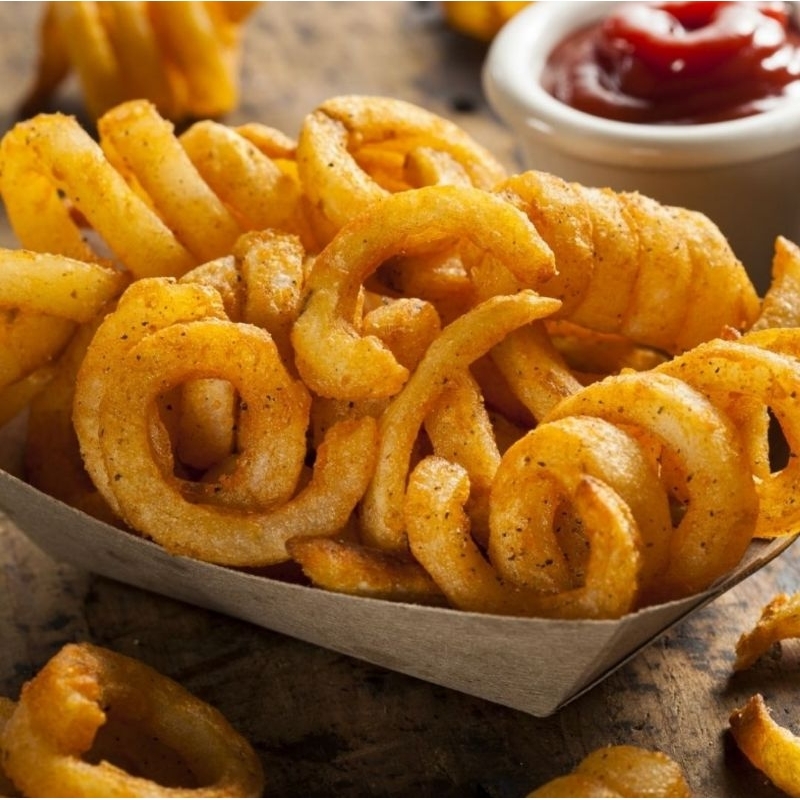 

curly fries coated Simplot US repack 500gr