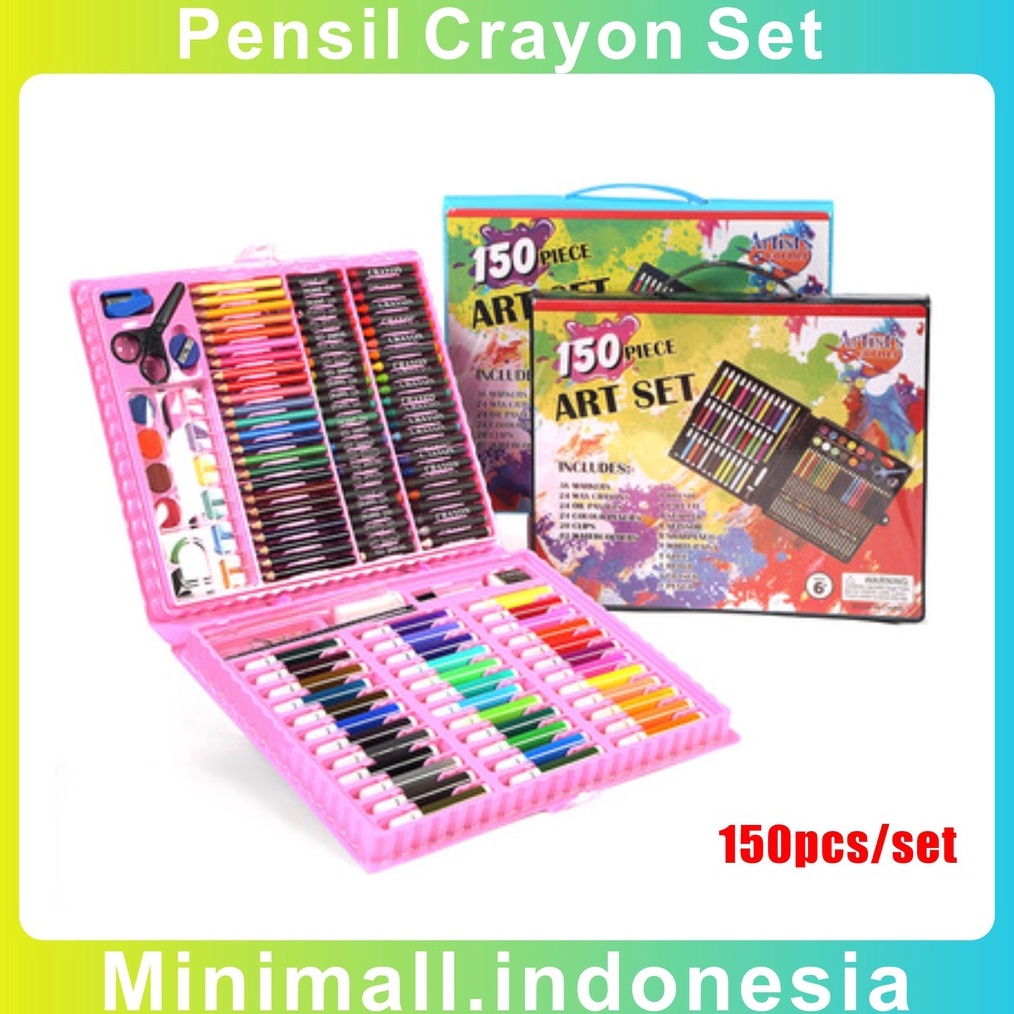 

ART S77B ALAT MENGGAMBAR ANAK CRAYON KERAYON LENGKAP ART SET 15 PENSIL WARNA COLOURING SET 15 PCS PAKET MEWARNAI