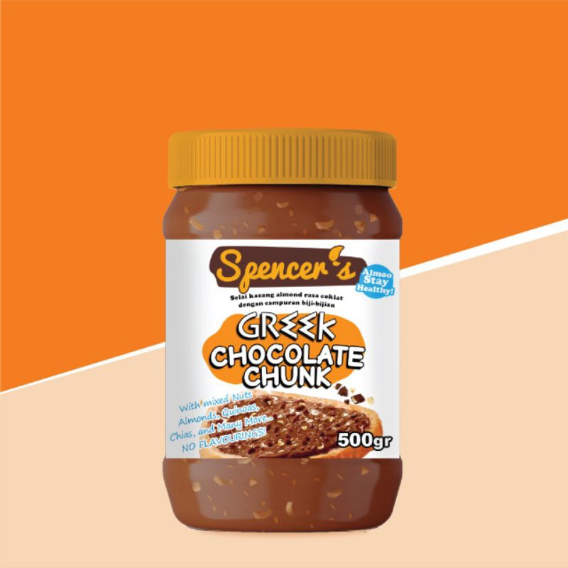 

MURAH Spencer's Chia Spread Greek Chunk's 500gr (3 rasa) | Selai sehat