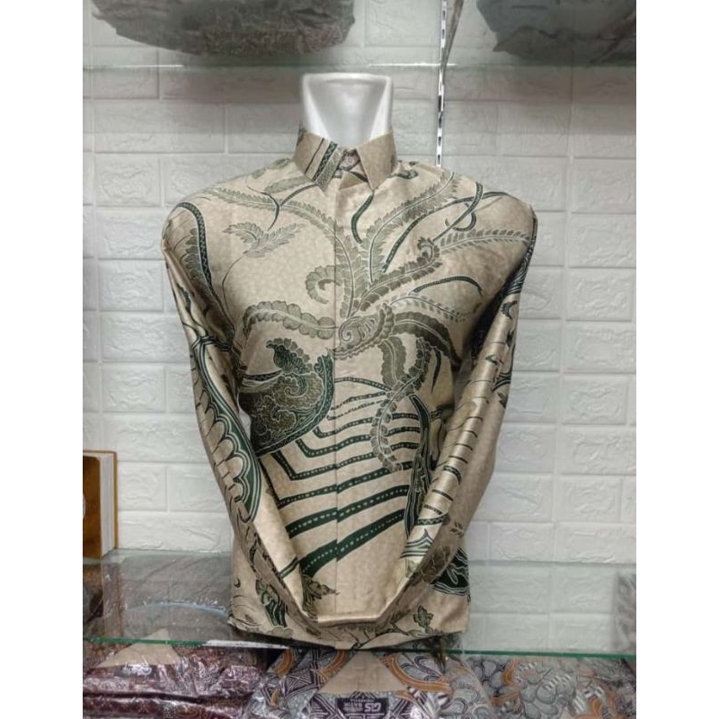 Batik Bahan Semi Sutra lengan panjang | Batik silky | Batik satin