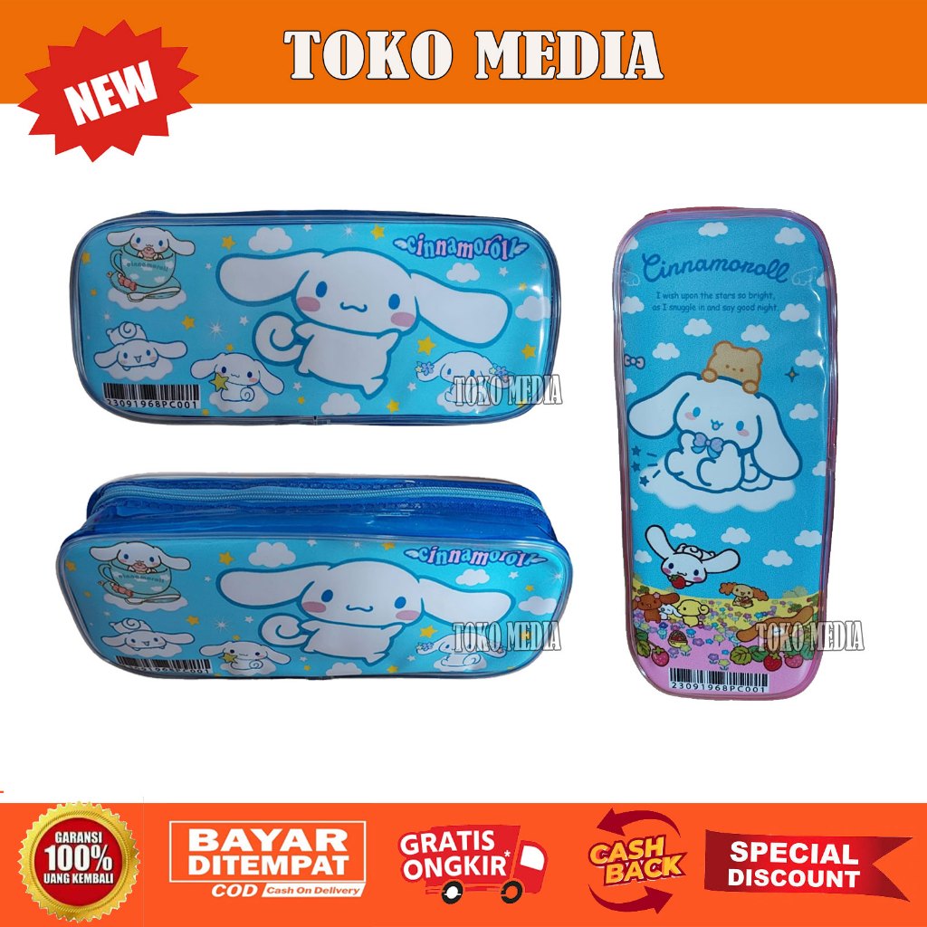 

Tempat kotak pensil mika cinnamoroll